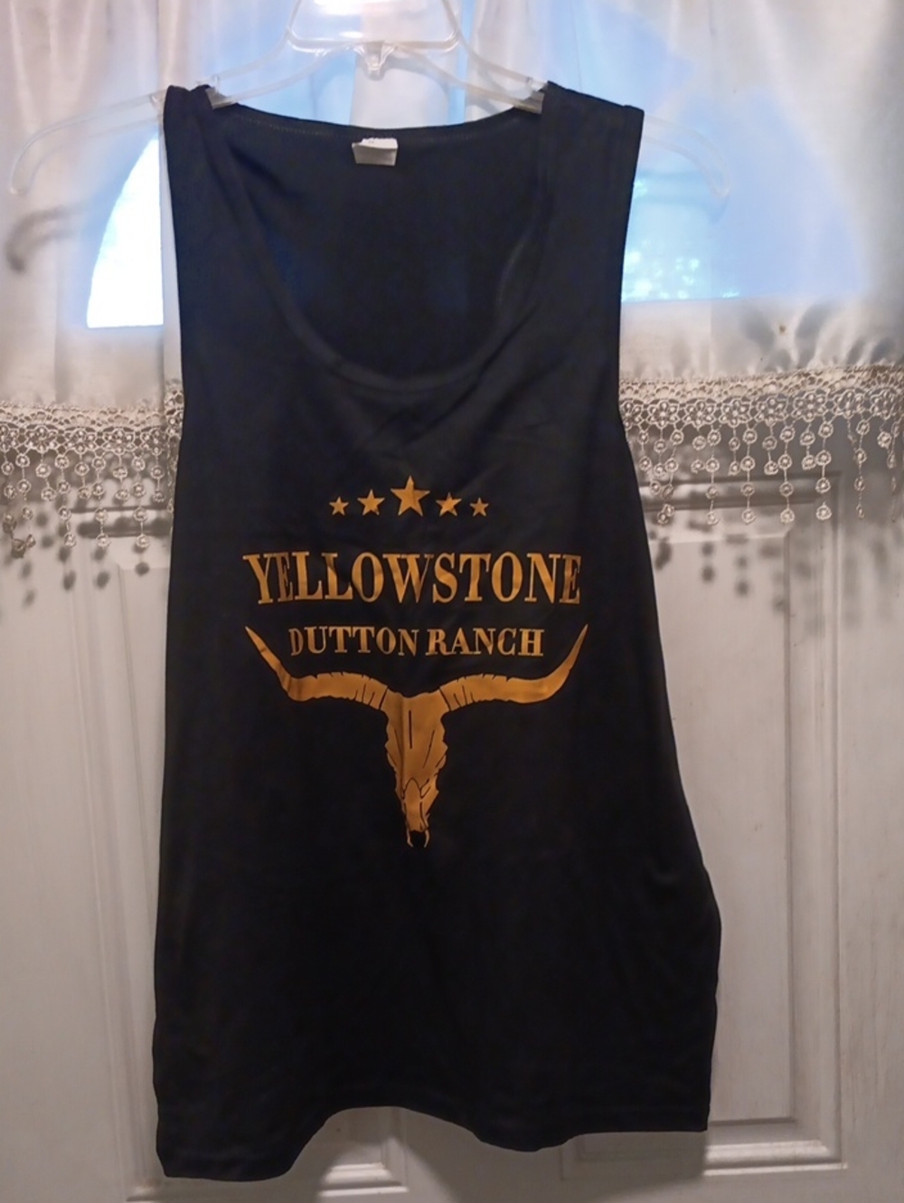 Yellowstone Dutton Ranch Black Tank Top - Graphic Women's Tank